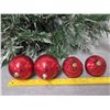 Image 8 : Qty Approx. 14 Christmas Tree Ornaments: Balls, Cones, Spheres, etc