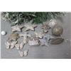 Image 1 : Qty Approx. 15 Christmas Tree Ornaments: Stars, Balls, Butterflies, Crown, etc