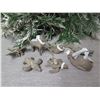 Image 2 : Qty Approx. 7 Christmas Tree Ornaments: Turtle, Seal, Horse, Bird, etc