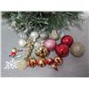 Image 2 : Qty Approx. 19 Christmas Tree Ornaments: Balls, Spheres, Snowflake, etc