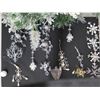Image 1 : Qty Approx. 15 Christmas Tree Ornaments: Wire, Beaded, Shell, Cone, etc