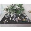 Image 2 : Qty Approx. 15 Christmas Tree Ornaments: Wire, Beaded, Shell, Cone, etc