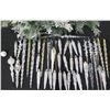 Image 1 : Qty Approx. 40 Christmas Tree Ornaments: Spheres, Icicles, Shells, etc