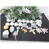Image 2 : Qty Approx. 22 Christmas Tree Ornaments: Balls, Trees, Snowmen, Cross, etc