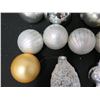 Image 8 : Qty Approx. 22 Christmas Tree Ornaments: Balls, Trees, Snowmen, Cross, etc