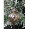 Image 2 : Qty 4 Christmas Tree Ornaments: Balls, Spheres, Cones
