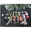 Image 2 : Qty Approx. 15 Christmas Tree Ornaments: Reindeer, Beaded, Angels, etc
