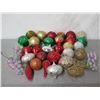 Image 2 : Qty Approx. 30 Christmas Tree Ornaments: Balls, Grapes, Spheres, etc