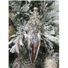 Image 8 : Qty 7 Christmas Tree Ornaments: Balls, Pine Cones, Beaded, etc