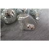 Image 8 : Qty Approx. 11 Christmas Tree Ornaments: Mirrored Disco Balls, Candy Cane, etc