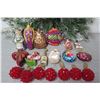 Image 2 : Qty Approx. 19 Christmas Tree Ornaments: Angels, Lion, Balls, Fish, etc