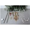Image 1 : Qty Approx. 9 Christmas Tree Ornaments: Long Icicles, Shells, Open Lei, etc