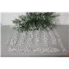 Image 2 : Qty Approx. 11 Christmas Tree Ornaments: Clear Beaded Dangles, etc