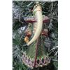 Image 2 : Jay Strongwater Christmas Tree Ornament Beaded Santa 9" Height