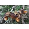 Image 2 : Jay Strongwater Christmas Tree Ornament Beaded Dachshund Dog 3.5" Long