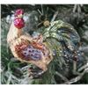Image 1 : Jay Strongwater Christmas Tree Ornament Beaded Chicken 4" Long