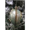 Image 2 : Jay Strongwater Christmas Tree Ornament Beaded Egg w/ Bird 4" Long