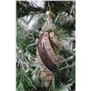 Image 8 : Jay Strongwater Christmas Tree Ornament Beaded Red Swirl 6.5" Long