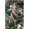 Image 1 : Jay Strongwater Christmas Tree Ornament Beaded Purple Swirl 6.5" Long