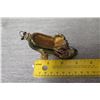 Image 10 : Jay Strongwater Christmas Tree Ornament Beaded Victorian Shoe 3" Long