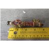 Image 10 : Jay Strongwater Christmas Tree Ornament Beaded Red Key 3.5" Long