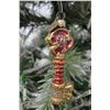Image 2 : Jay Strongwater Christmas Tree Ornament Beaded Red Key 3.5" Long