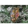 Image 2 : Jay Strongwater Christmas Tree Ornament Beaded Fan 5.5" Long