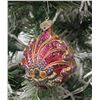Image 1 : Jay Strongwater Christmas Tree Ornament Beaded Clam Shell 3" Diameter