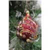 Image 8 : Jay Strongwater Christmas Tree Ornament Beaded Clam Shell 3" Diameter