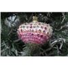 Image 2 : Jay Strongwater Christmas Tree Ornament Beaded Pink Shell 3" Diameter