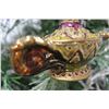 Image 8 : Jay Strongwater Christmas Tree Ornament Beaded Genie Lamp 4.5" Long