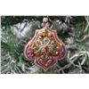Image 2 : Jay Strongwater Christmas Tree Ornament Beaded Design 3.5" Diameter