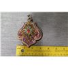 Image 8 : Jay Strongwater Christmas Tree Ornament Beaded Design 3.5" Diameter
