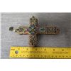 Image 9 : Jay Strongwater Christmas Tree Ornament Beaded Cross 5.5" Long