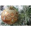 Image 8 : Jay Strongwater Christmas Tree Ornament Beaded Brown Ball 3.5" Diameter