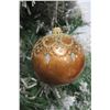 Image 8 : Jay Strongwater Christmas Tree Ornament Beaded Brown Ball 3.5" Diameter