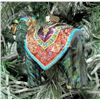 Image 1 : Jay Strongwater Christmas Tree Ornament Beaded Elephant 6" Long