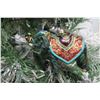 Image 2 : Jay Strongwater Christmas Tree Ornament Beaded Elephant 6" Long