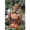 Image 1 : Jay Strongwater Christmas Tree Ornament Beaded Owl 2.5" Long