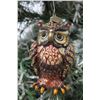 Image 2 : Jay Strongwater Christmas Tree Ornament Beaded Owl 2.5" Long