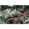 Image 2 : Jay Strongwater Christmas Tree Ornament Beaded Reptile 4" Long