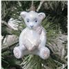Image 1 : Jay Strongwater Christmas Tree Ornament Beaded Seated Bear 2" Long