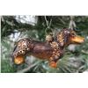 Image 2 : Jay Strongwater Christmas Tree Ornament Beaded Dachshund Dog 3.5" Long