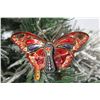 Image 8 : Qty 2 Jay Strongwater Christmas Tree Ornament Butterflies Approx. 3.5" Long