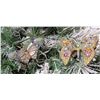 Image 1 : Qty 2 Jay Strongwater Christmas Tree Ornament Butterflies Approx. 4.5" Long