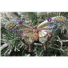 Image 2 : Qty 2 Jay Strongwater Christmas Tree Ornament Butterflies Approx. 4.5" Long