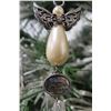 Image 2 : Qty 2 Jay Strongwater Christmas Tree Ornament - Pearl Angels, Approx. 3" Long