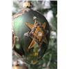 Image 8 : Qty 7 Egg-Shaped Beaded & Glittered Christmas Tree Ornaments Approx. 4" Long