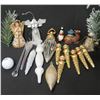 Image 1 : Qty Approx. 17 Christmas Tree Ornaments: Angels, Icicles, Snowman, Camel, etc