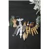 Image 2 : Qty Approx. 17 Christmas Tree Ornaments: Angels, Icicles, Snowman, Camel, etc